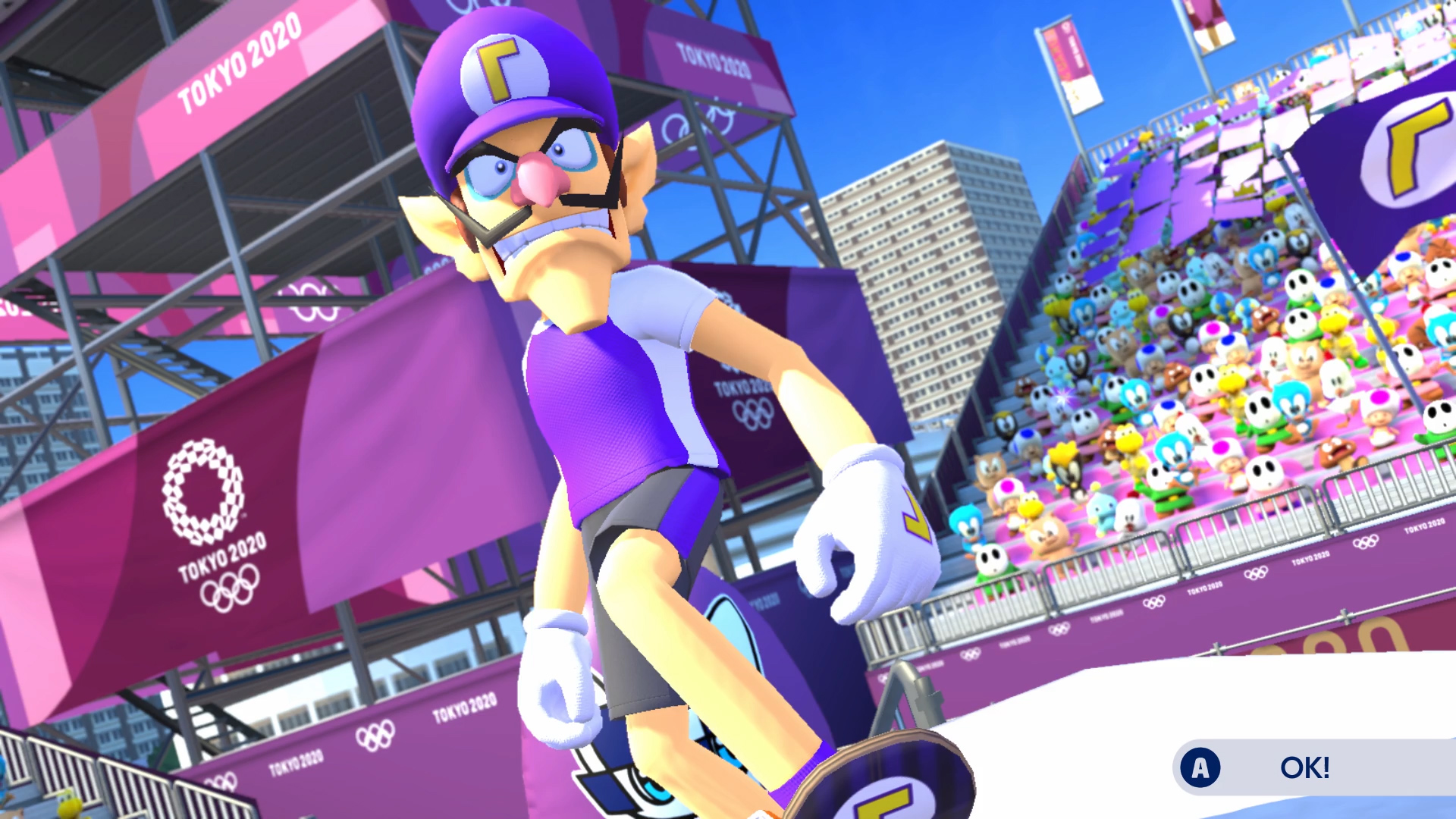 The top 5 best events in Mario & Sonic Tokyo 2020: Skateboarding
