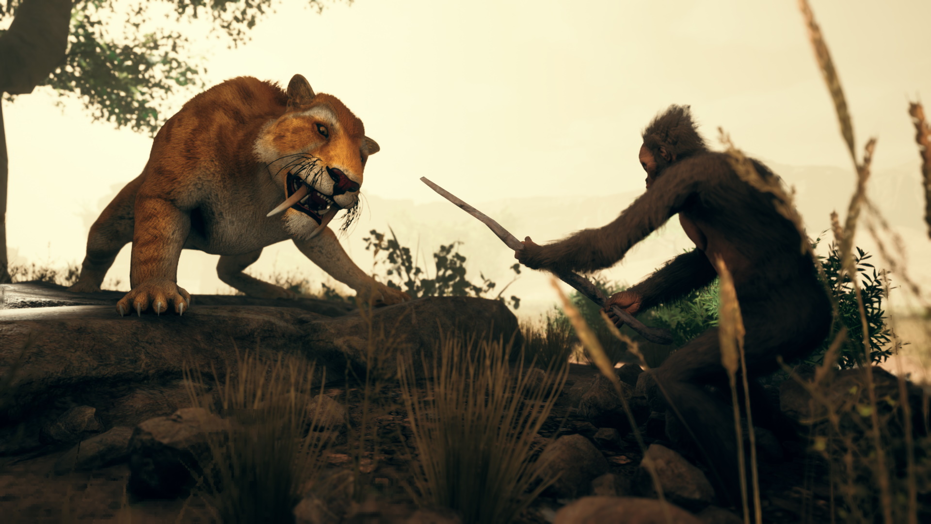 Ancestors: The Humankind Odyssey fighting screennshot