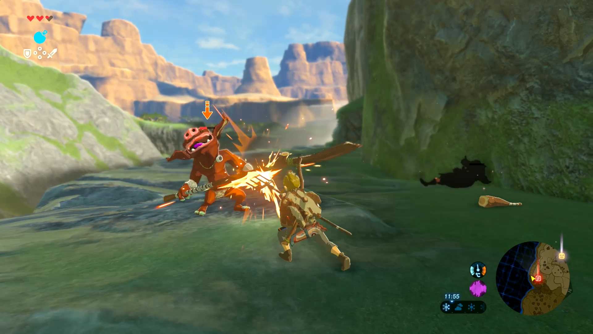 breath of the wild combat