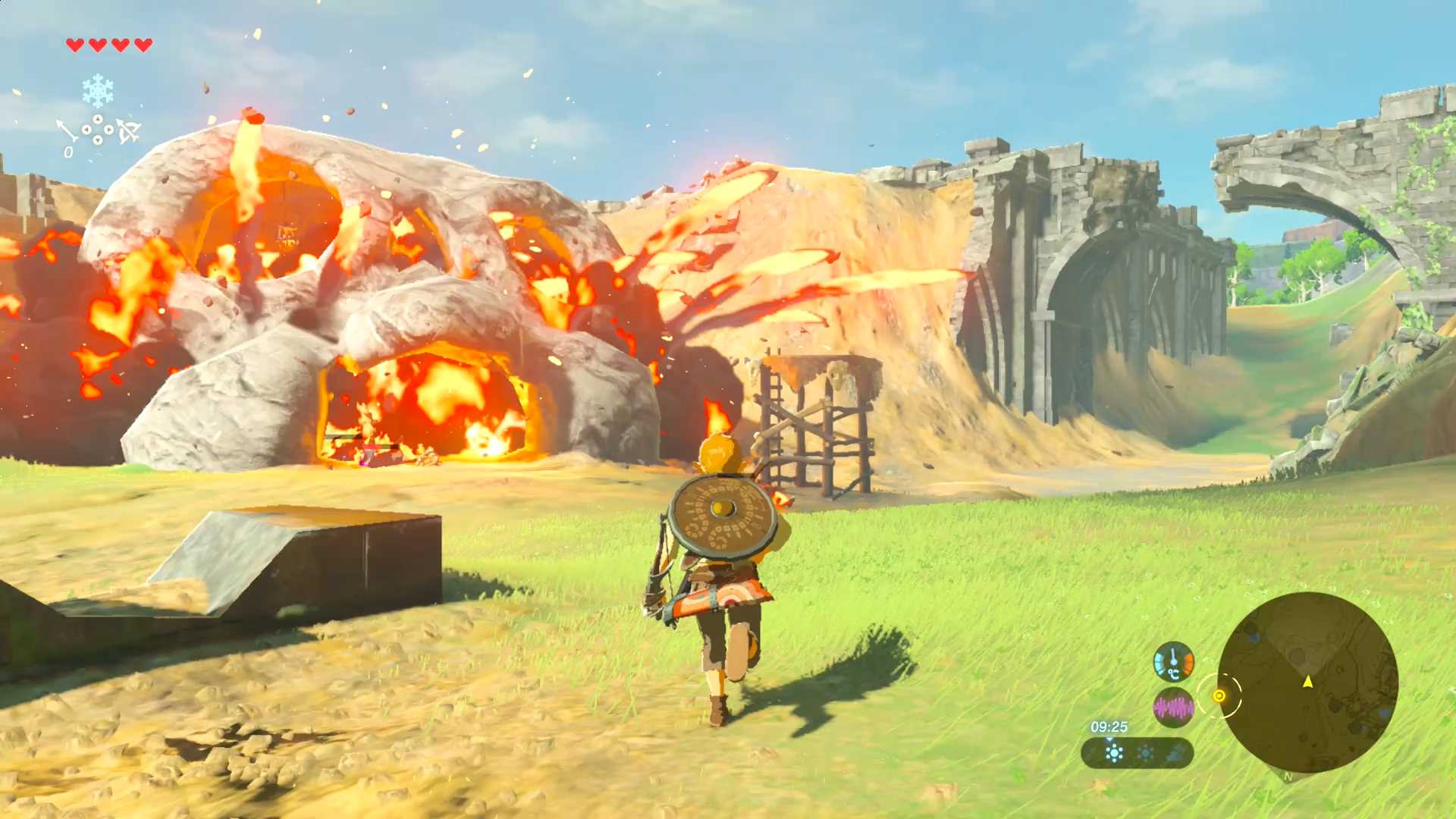 breath of the wild explosion