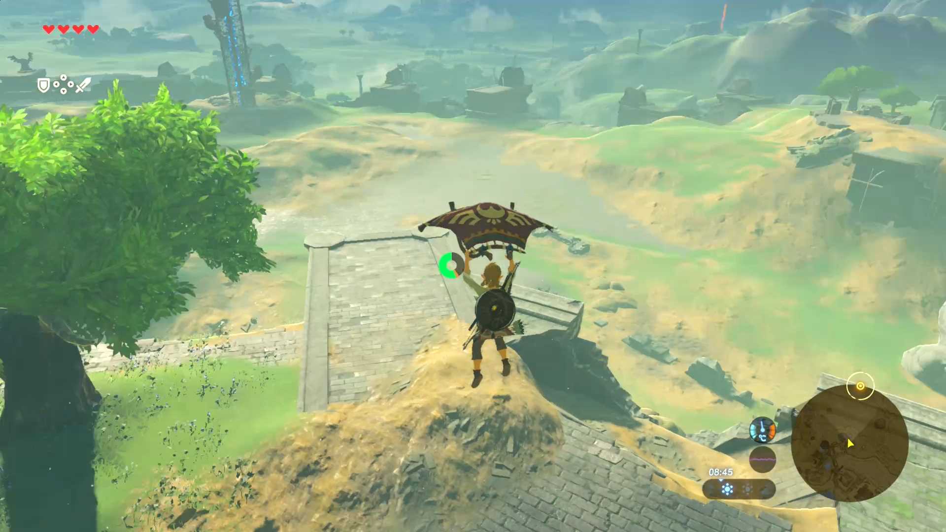 breath of the wild gliding