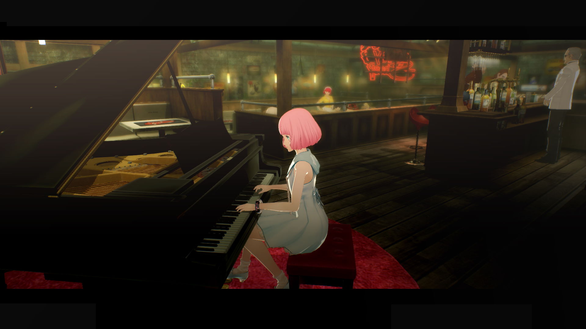 Qatherine playing piano