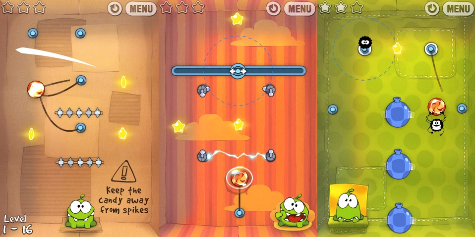 Chillingo's Newest Puzzle Game, 'CUT THE ROPE' now live on the