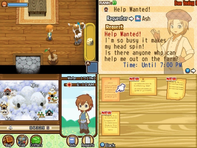 Análise: Harvest Moon: The Tale of Two Towns (3DS/DS) - Nintendo Blast