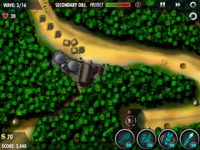 iBomber Defense: Pacific - Screenshot