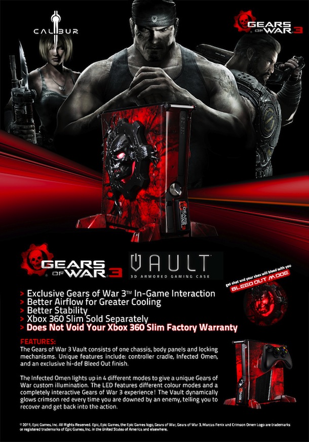 Calibur11 Gears of War XBOX 360 Vault