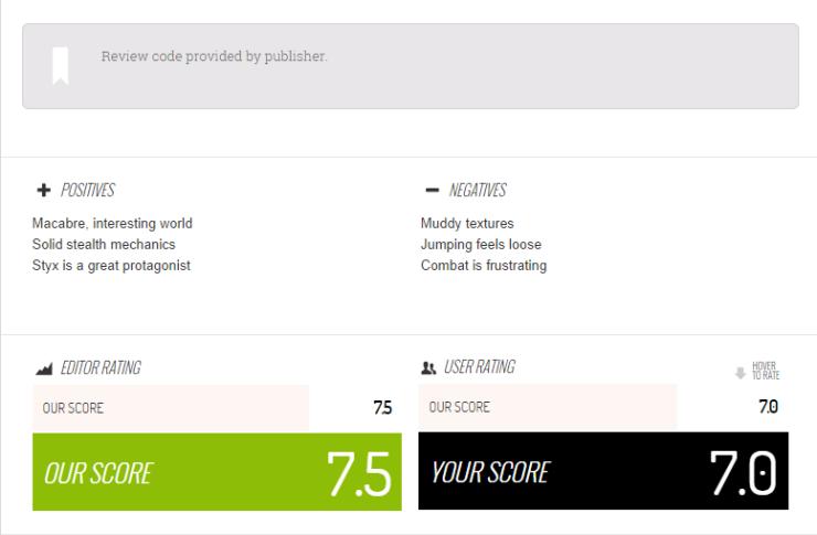 review scores