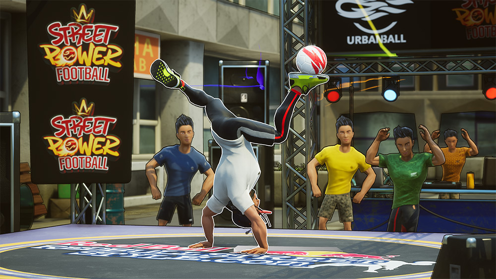 A screenshot from Street Power Football