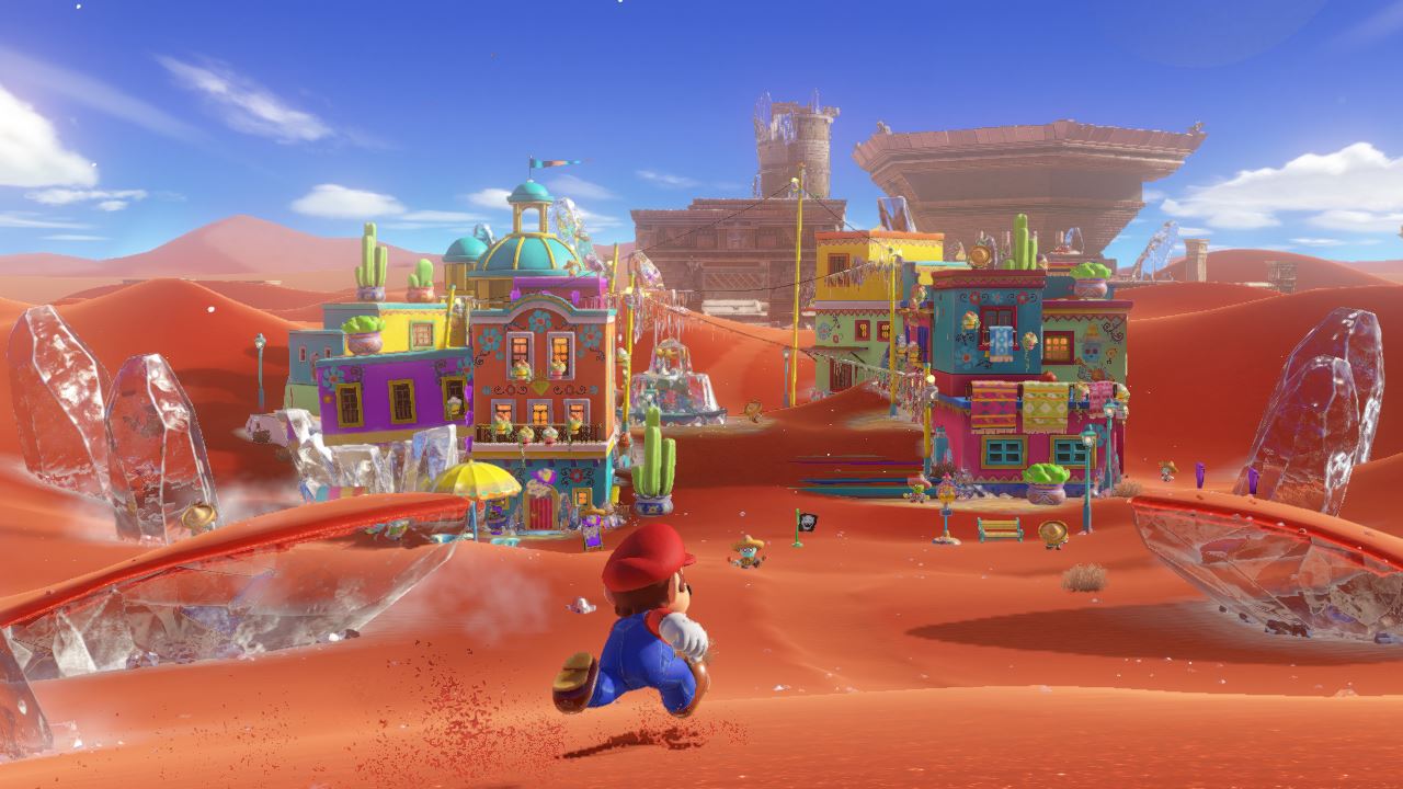 super mario odyssey - ice desert