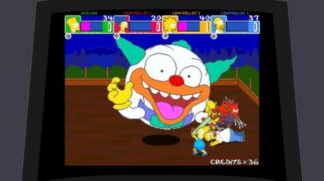 The Simpsons Arcade Game