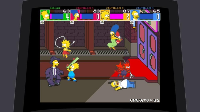 The Simpsons Arcade Game