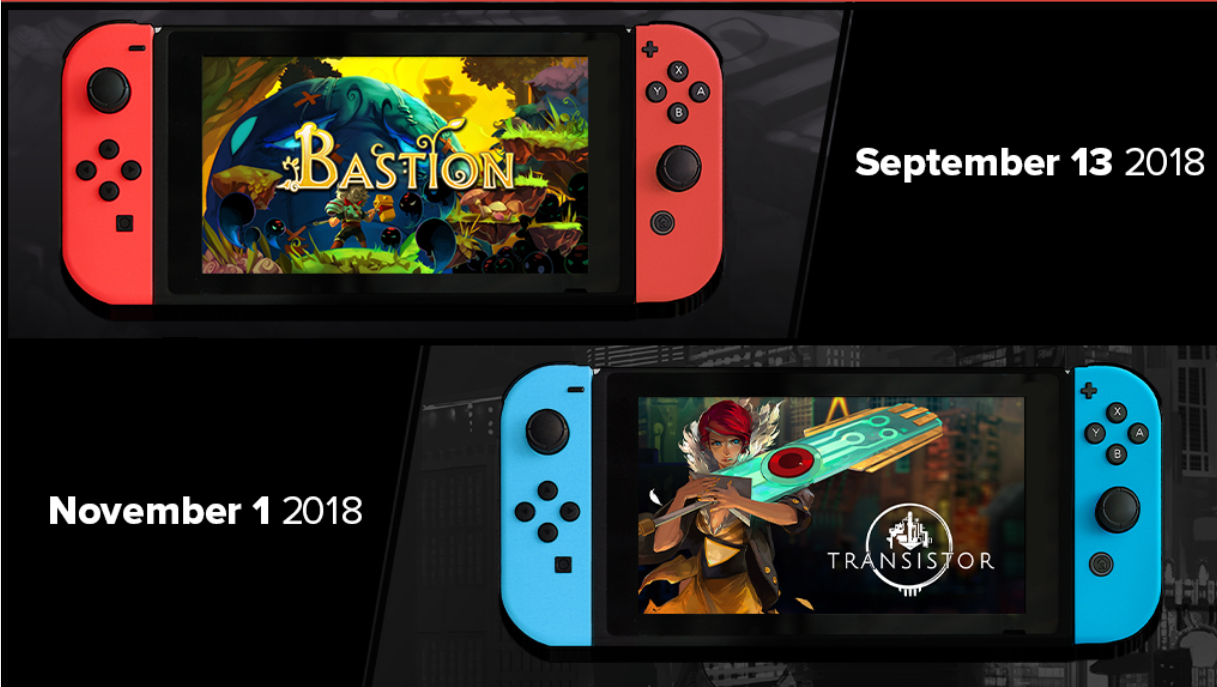 Bastion and Transistor are coming to Nintendo Switch