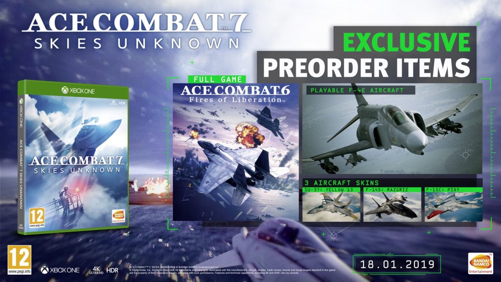 Ace Combat 7 : Skies Unknown - Gameplay Xbox One X 