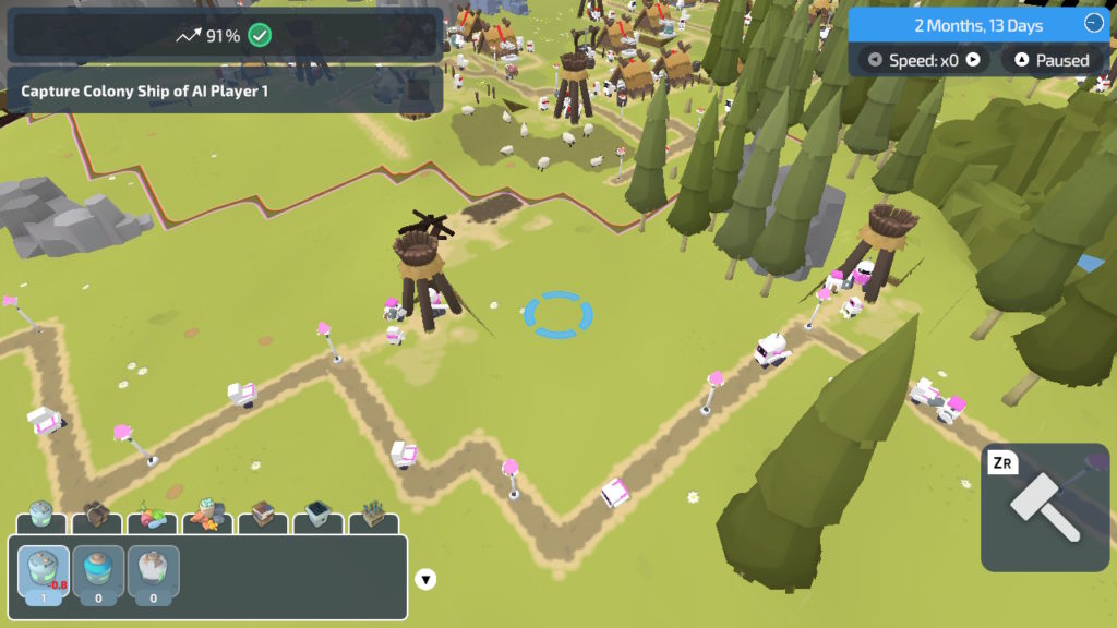 A screenshot of The Colonists
