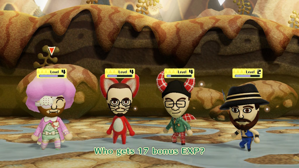 A screenshot of Miitopia