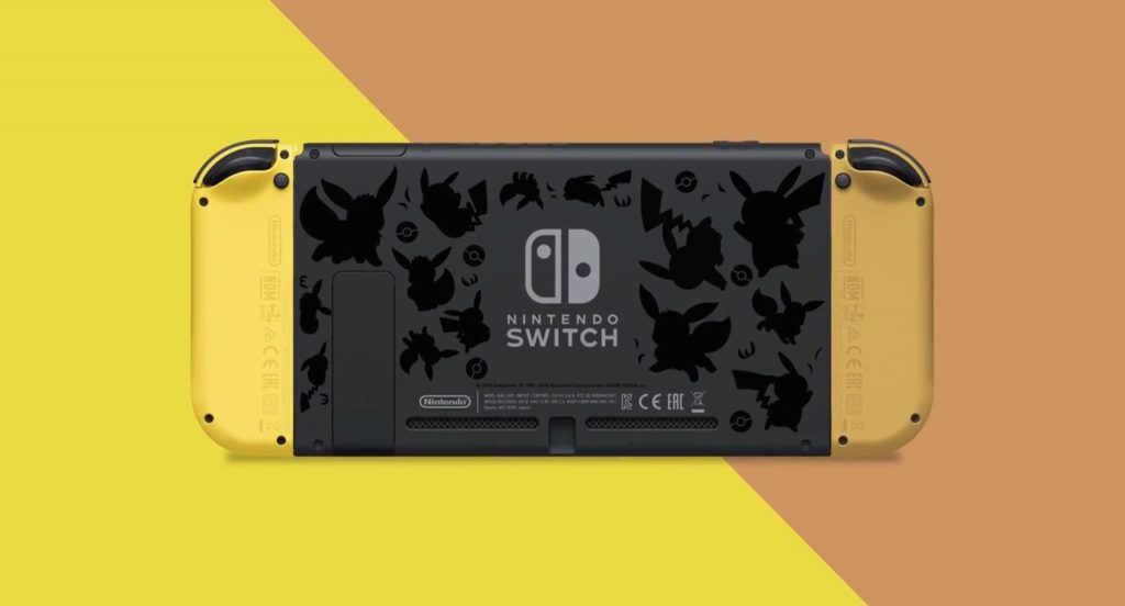 nintendo switch pikachu eevee