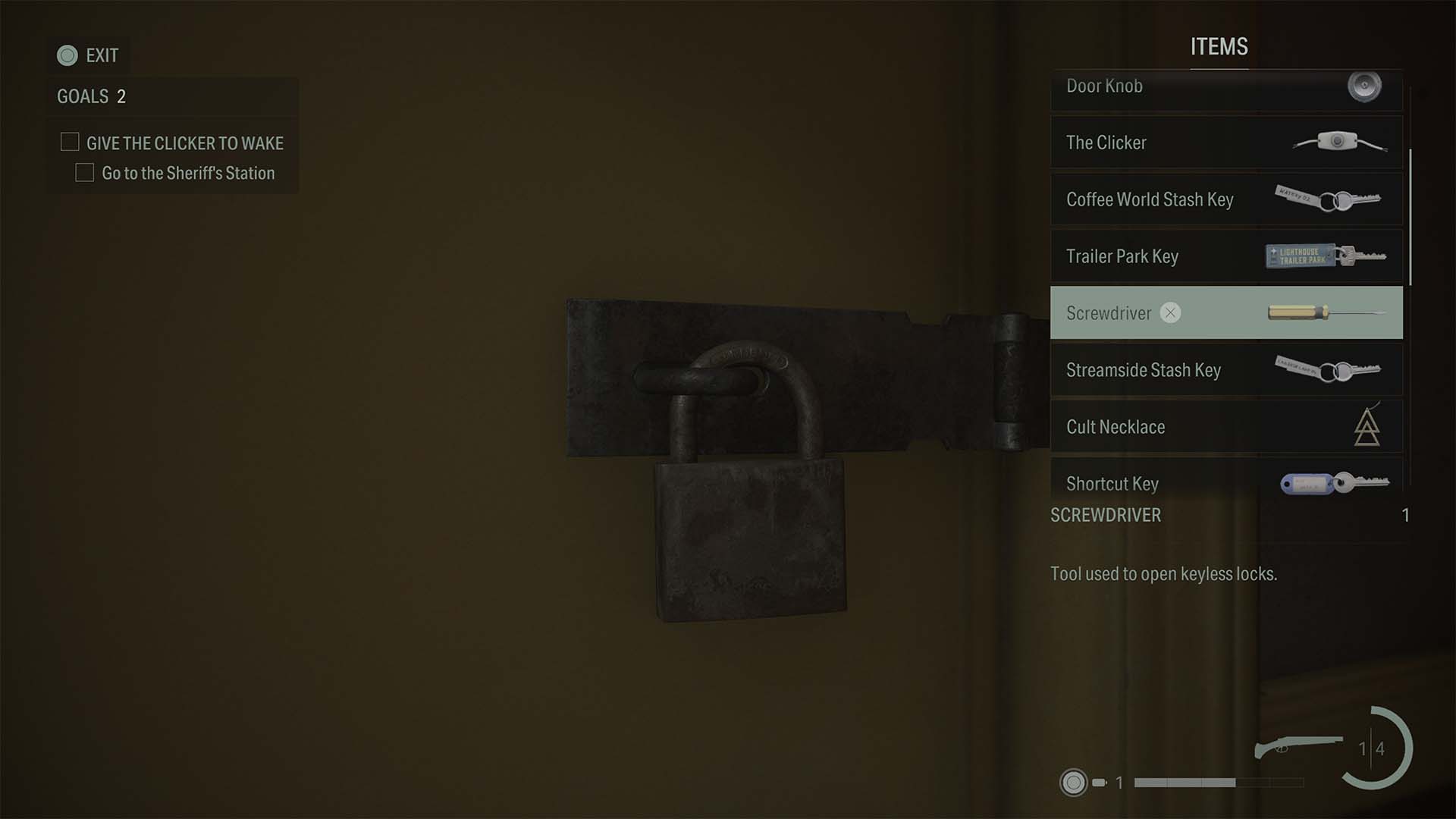 Alan Wake 2 padlock guide