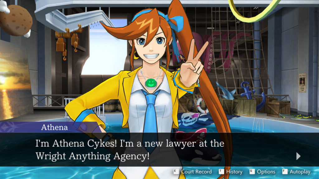 A screenshot of Apollo Justice Ace Attorney Trilogy 