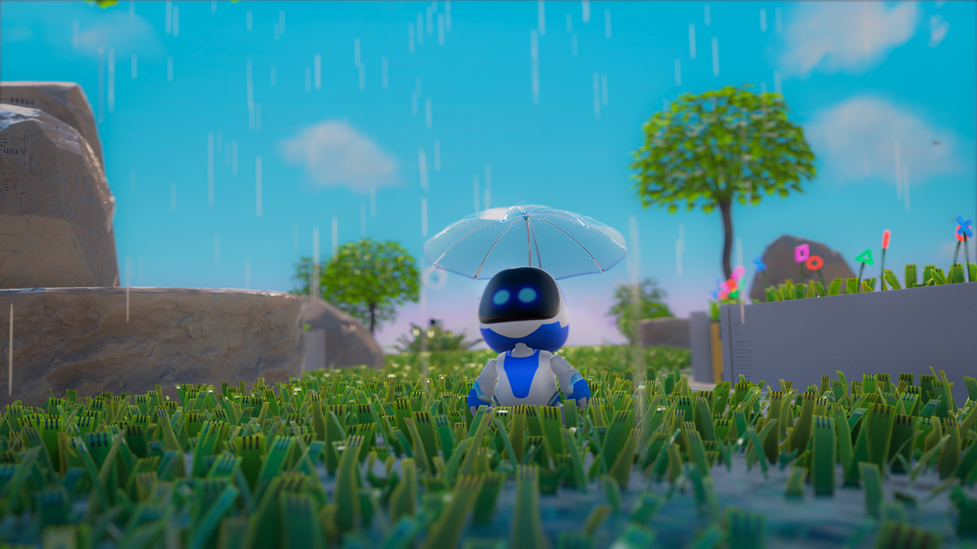 A screenshot from Astro's Playroom on PS5