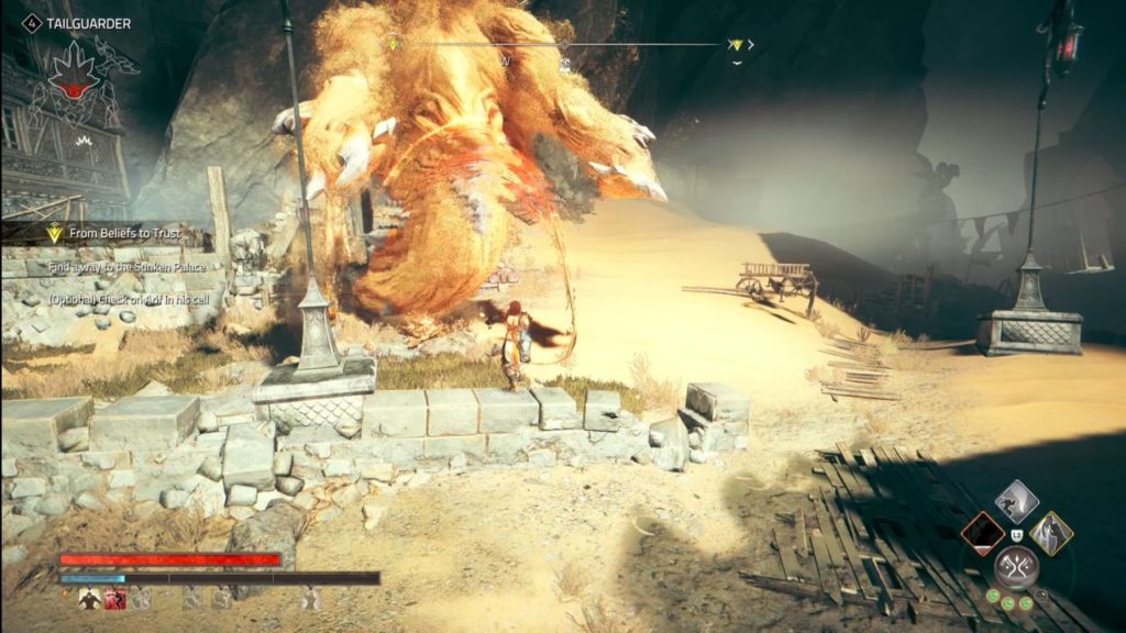 Upcoming Action-RPG Atlas Fallen Lets You Turn Sand into Coarse