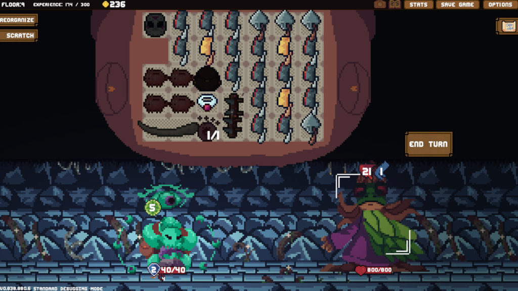 A screenshot of Backpack Hero