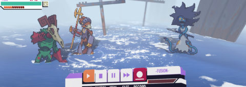 A screenshot of Cassette Beasts