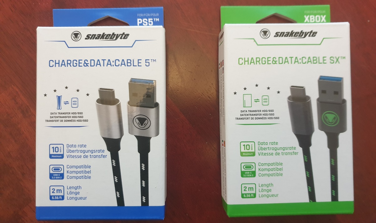 Charge & Data Cables PS5 Xbox Series X|S