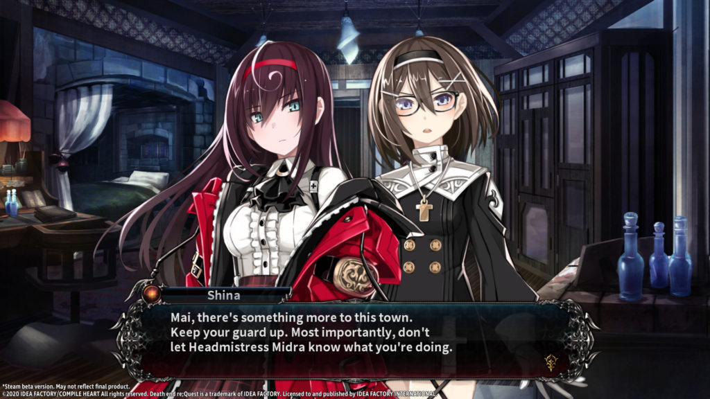 A screenshot of Death End re;Quest 2