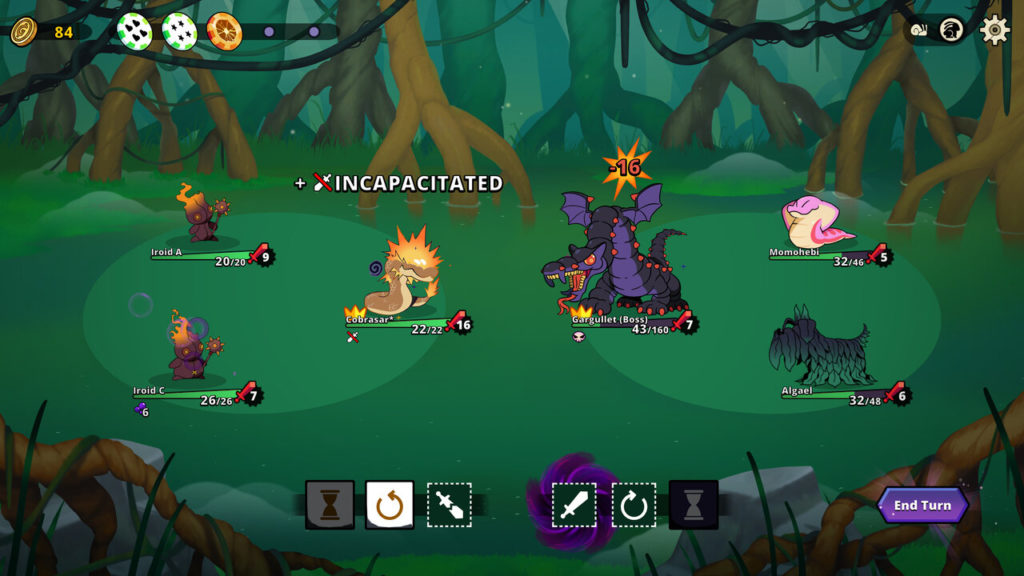 A screenshot of Dicefolk 