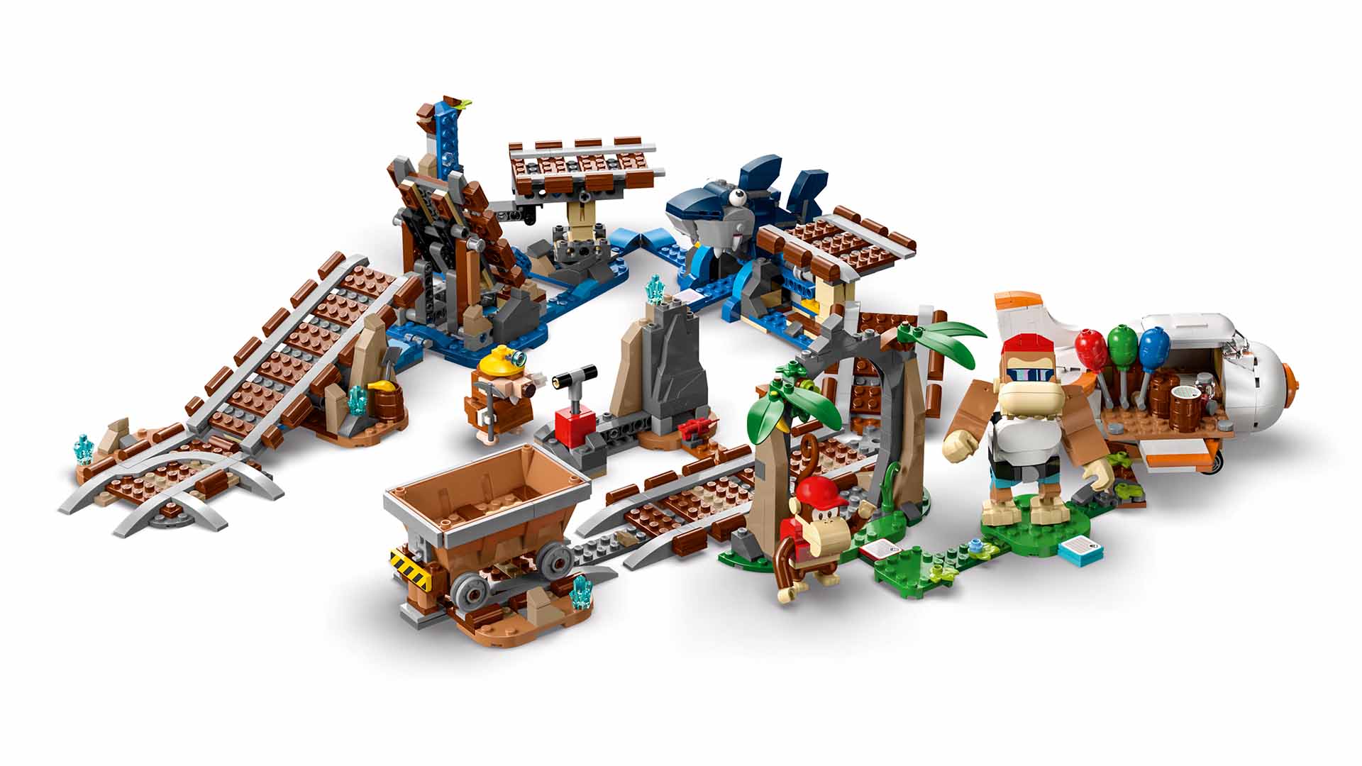Diddy Kong's Mine Cart Ride Expansion Set (£94.99 - 1157 pieces)