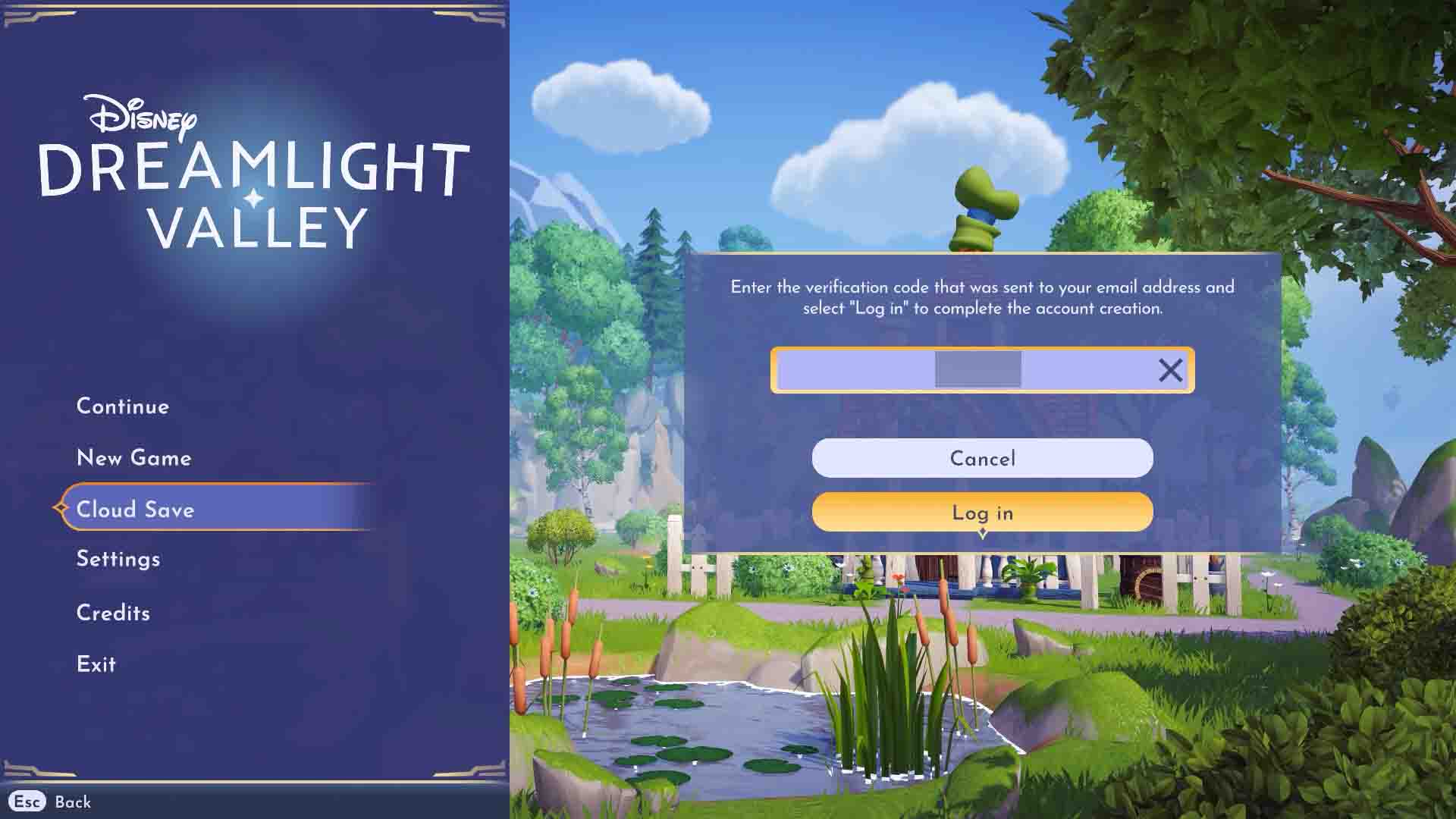 Disney Dream Valley cloud save: how does I activate it?
