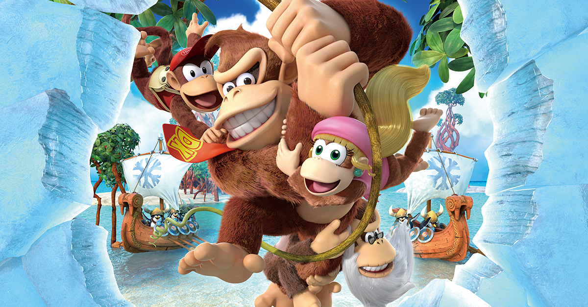 DK has a slightly updated model in the Switch version of Donkey Kong  Country: Tropical Freeze