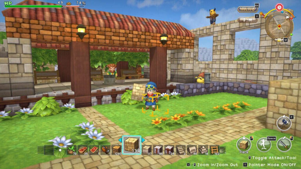 A screenshot of Dragon Quest Builders