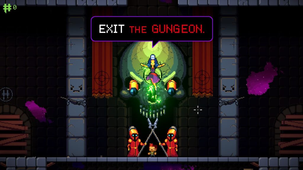 A screenshot of Exit the Gungeon 