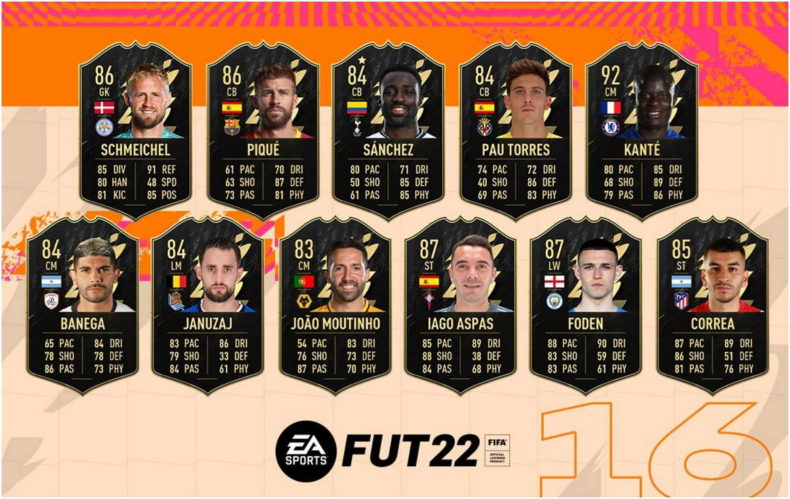 FUT 22 Team of the Week 16 revealed