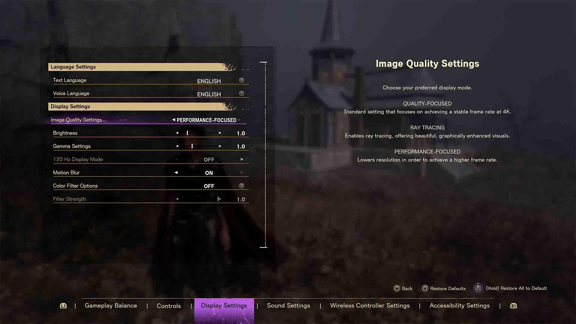 Forspoken Best settings 