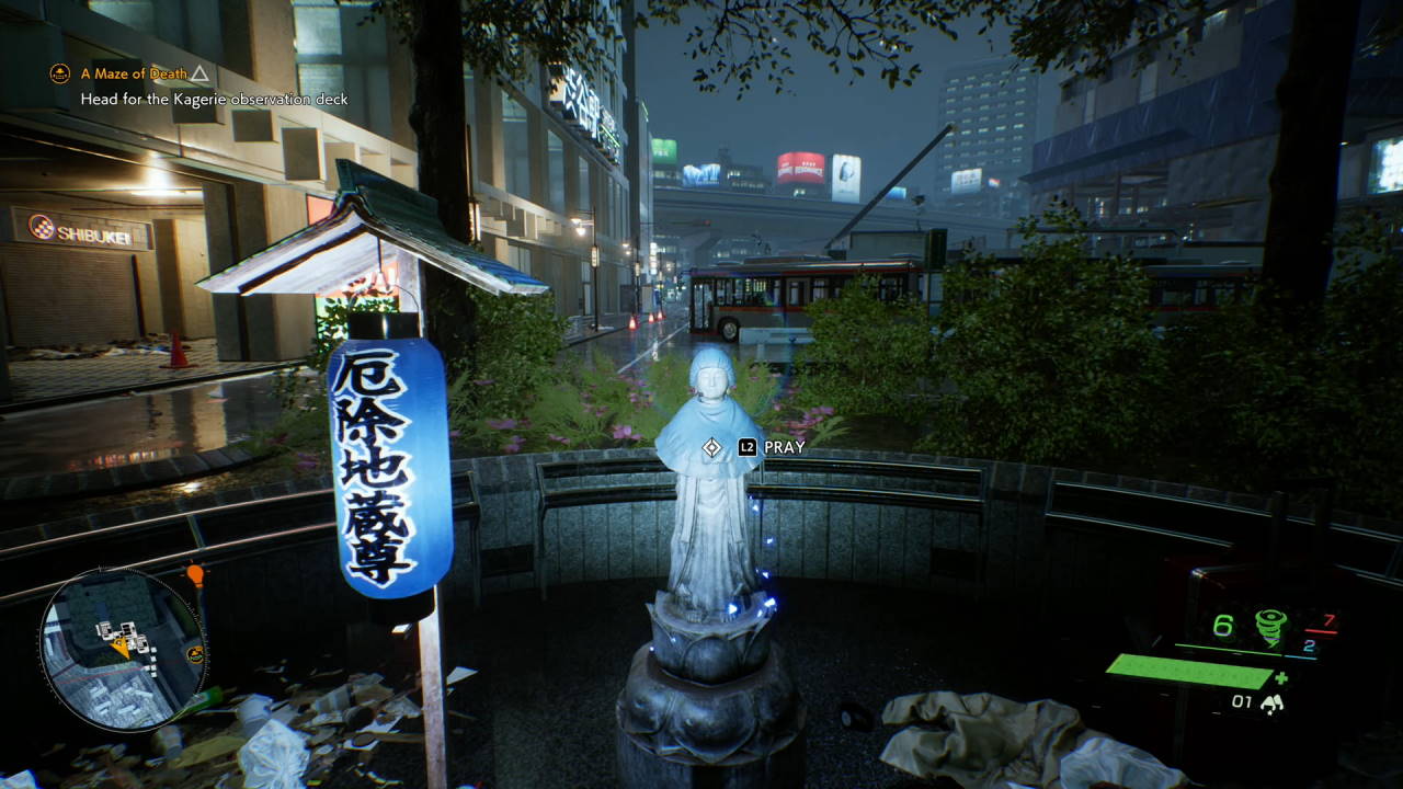 Ghostwire Tokyo Jizo Statue locations Yashin Shrine