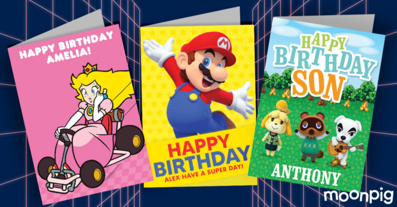 Gaming greetings cards