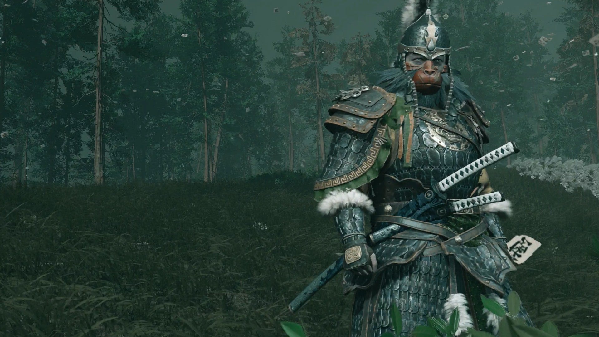 A new Ghost of Tsushima Director's Cut update adds Horizon-themed armour