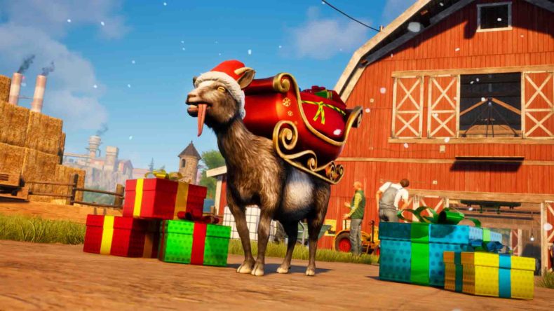 Goat Simulator 3 holiday update adds festive items