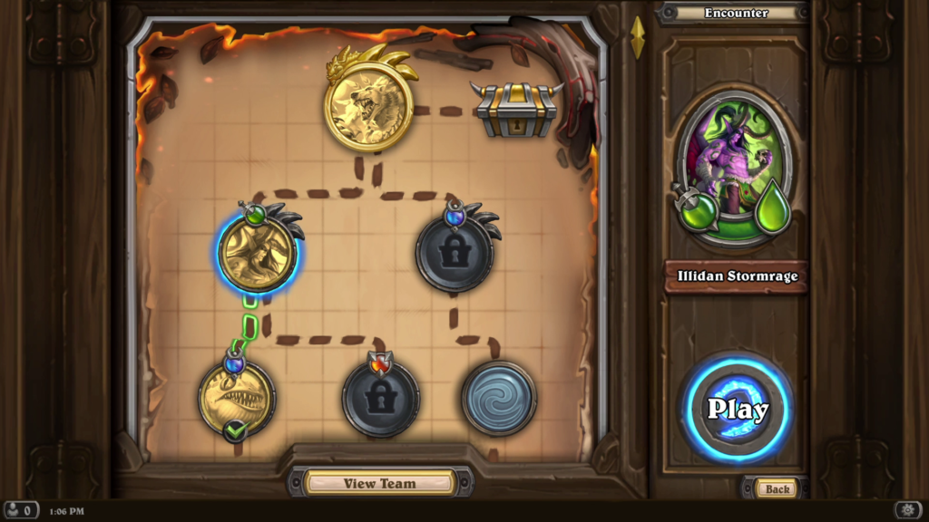 A screenshot of Hearthstone Mercenaries