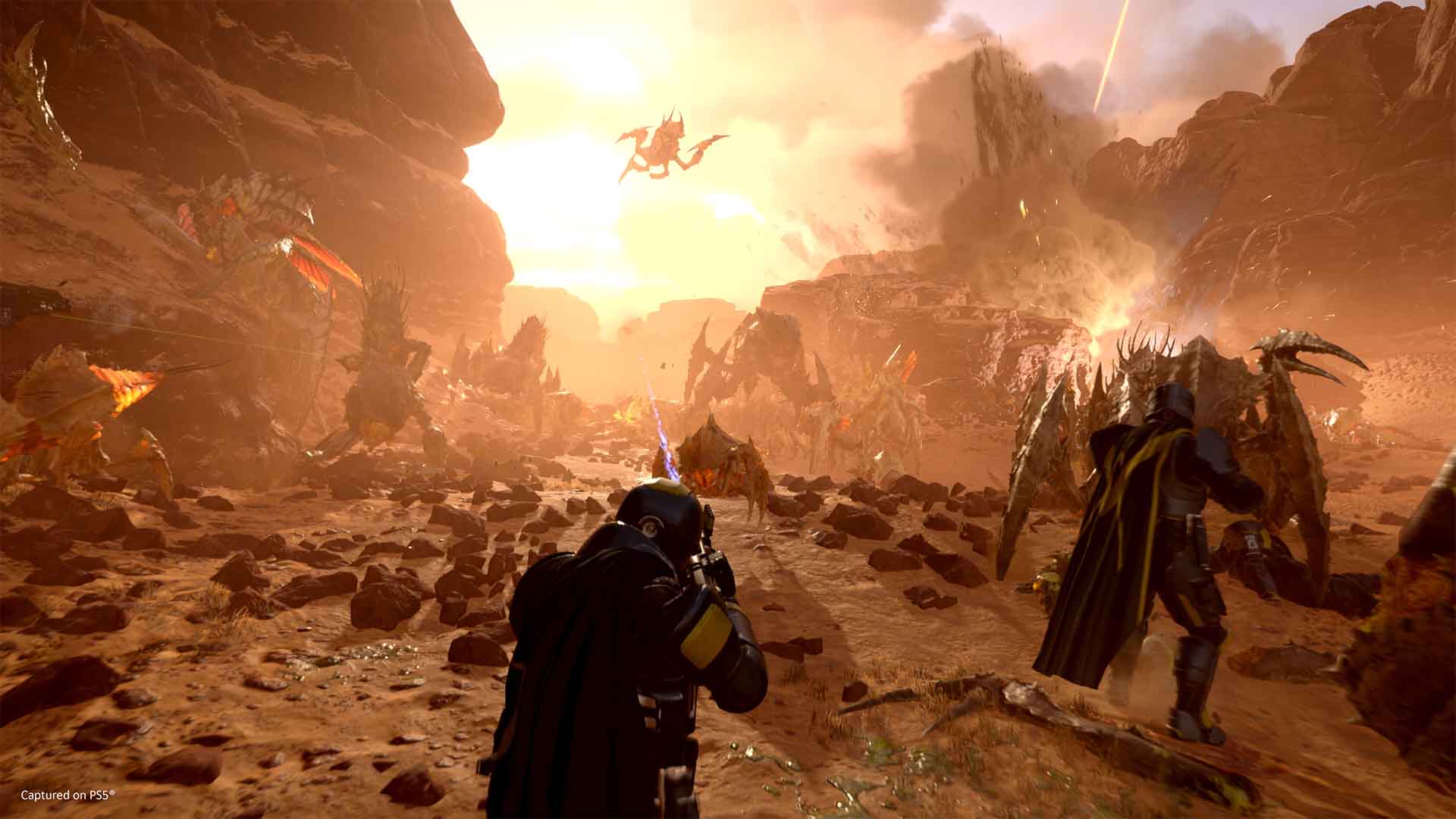 Helldivers 2 trailer shows off co-op and combat | GodisaGeek.com