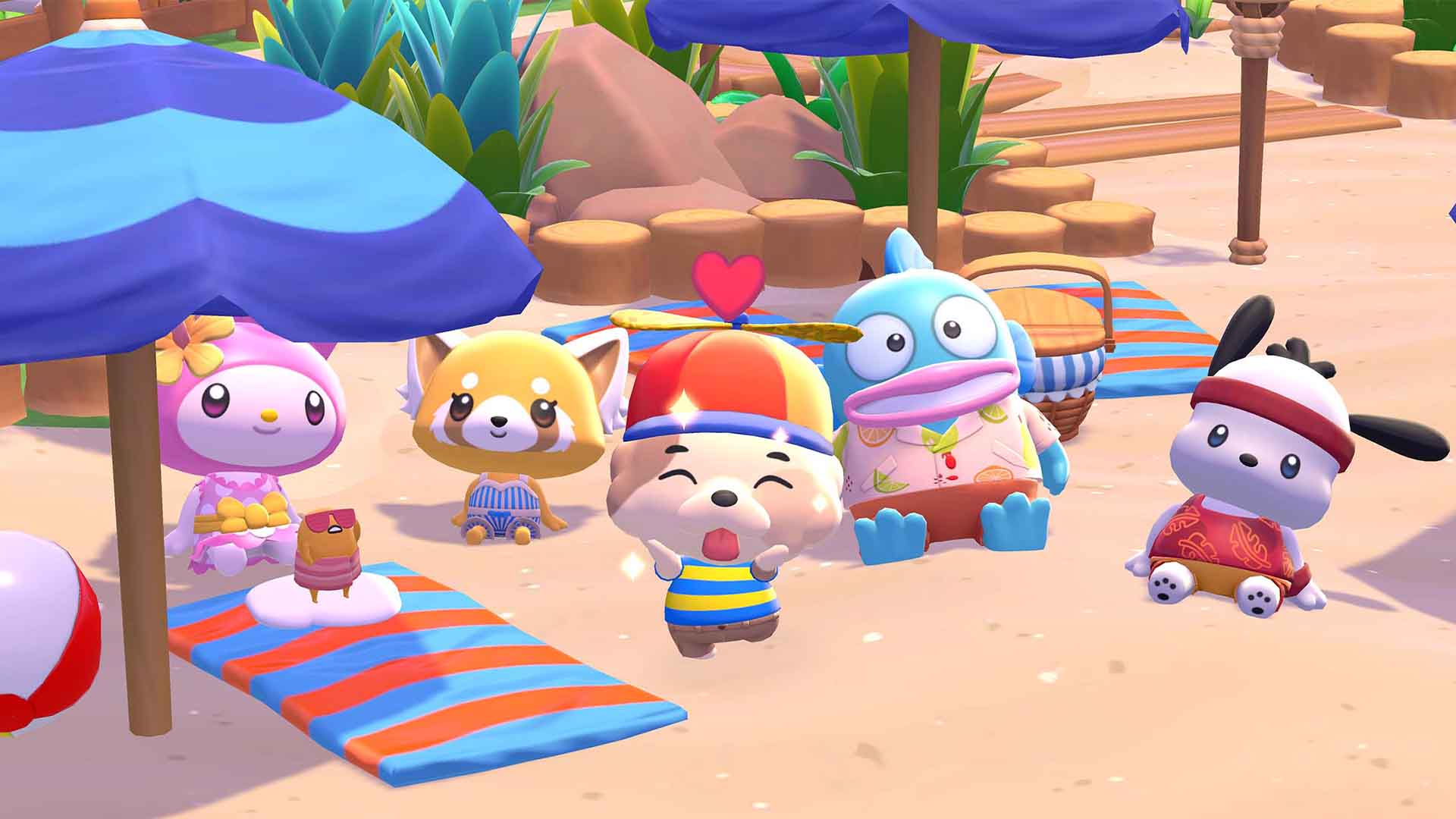 Hello Kitty Island Adventure, How to swim