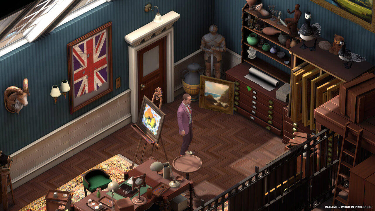 A screenshot of Hercule Poirot: The London Case