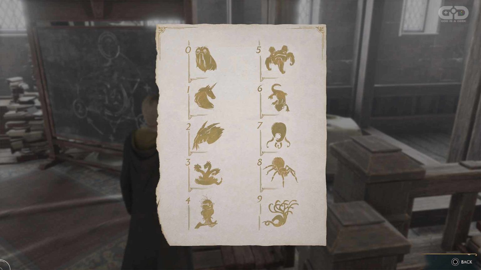 Hogwarts Legacy puzzle doors How to solve the symbol and number puzzles