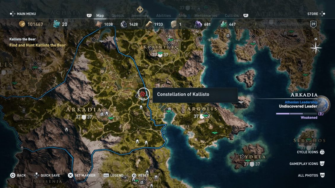 Assassin's Creed Odyssey: Daughters of Artemis Questline – all