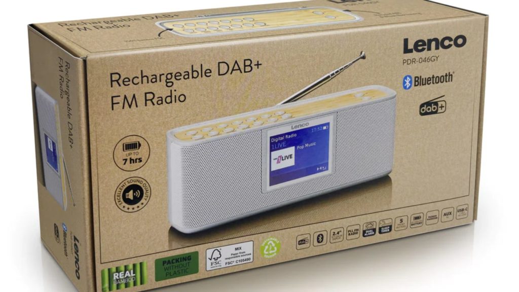 Lenco PDR-046GY DAB+ Radio 