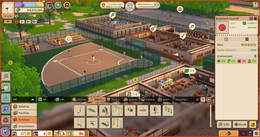 A screenshot of Let's School 