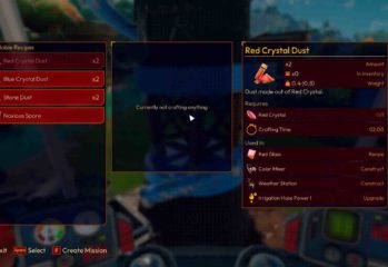 Lightyear Frontier | How to craft Red Crystal Dust
