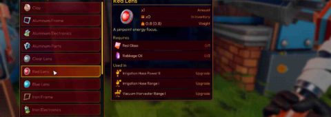 Lightyear Frontier | How to craft Red Lens